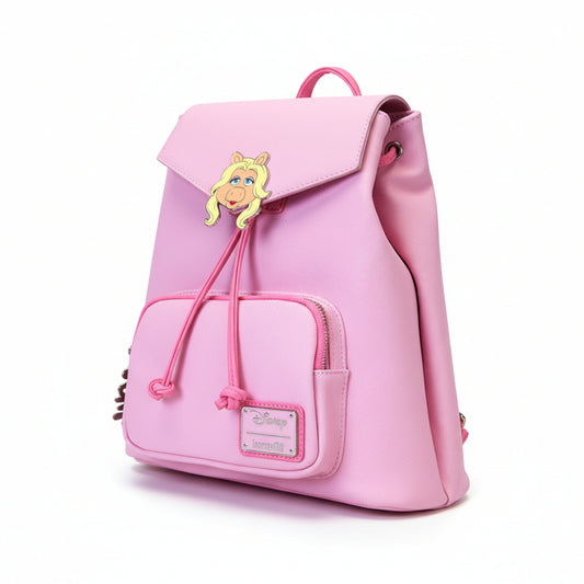 Mochila Mini Miss Piggy The Muppets Disney X Loungefly Rosa 28 cm | Licencia Oficial