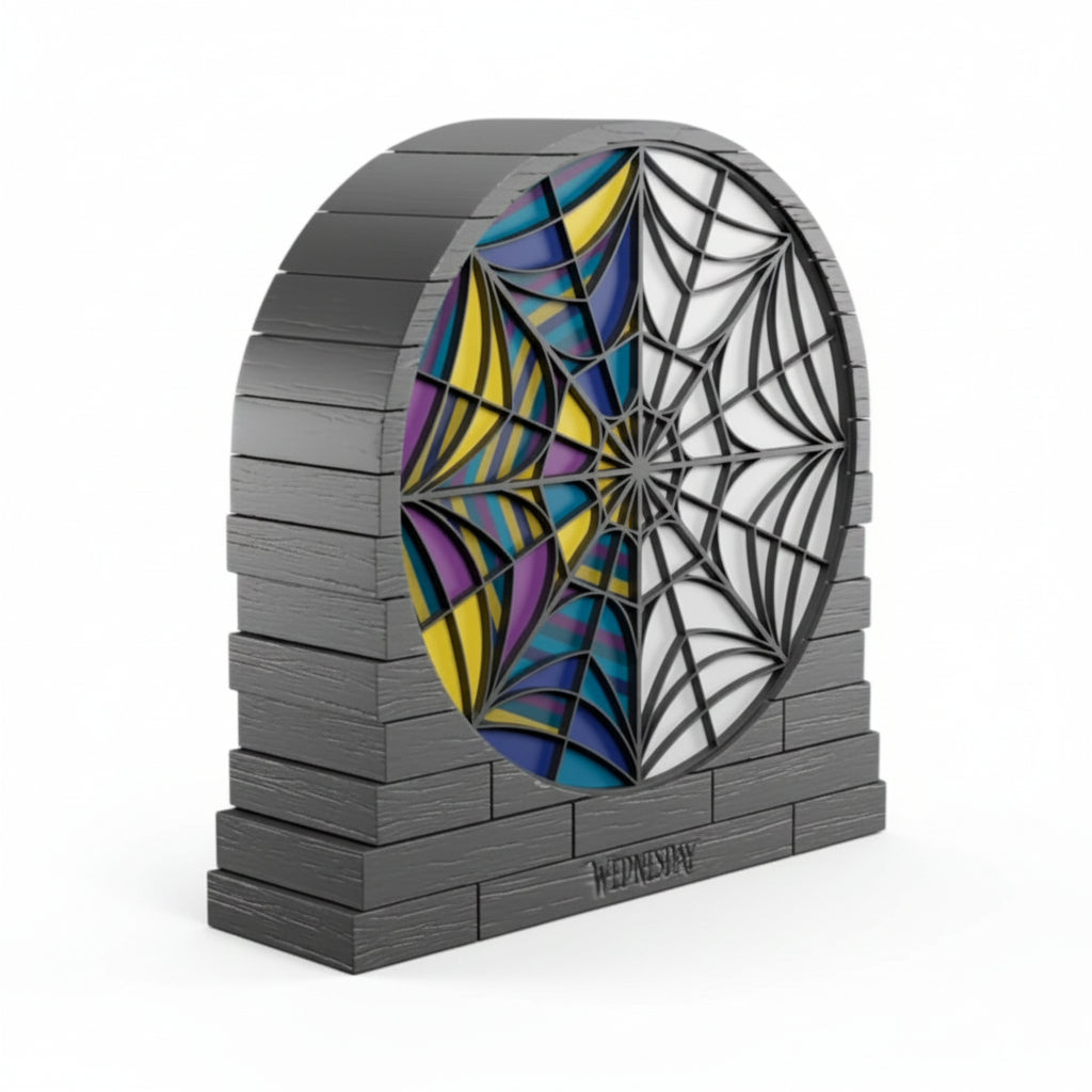 Lámpara Ophelia Hall Window Wednesday Netflix 17 cm | Decoración Oficial