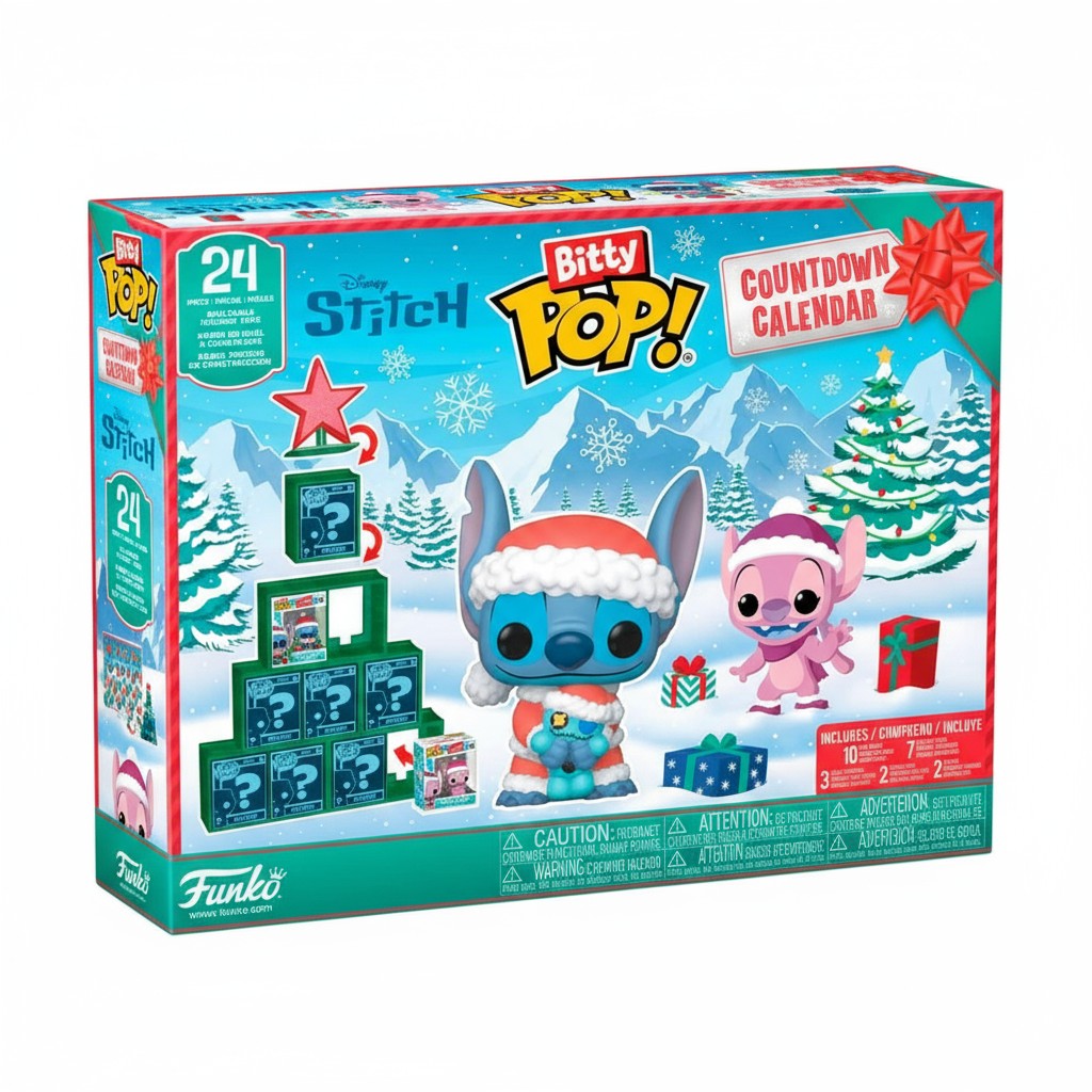 Calendario de Adviento Stitch Disney – 24 Sorpresas Bitty POP Oficial Funko
