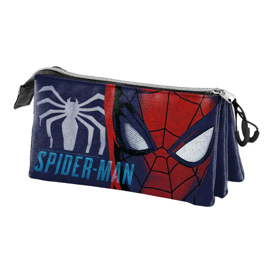 Portatodo Gaze Spiderman Marvel Triple – Estuche 3 Compartimentos