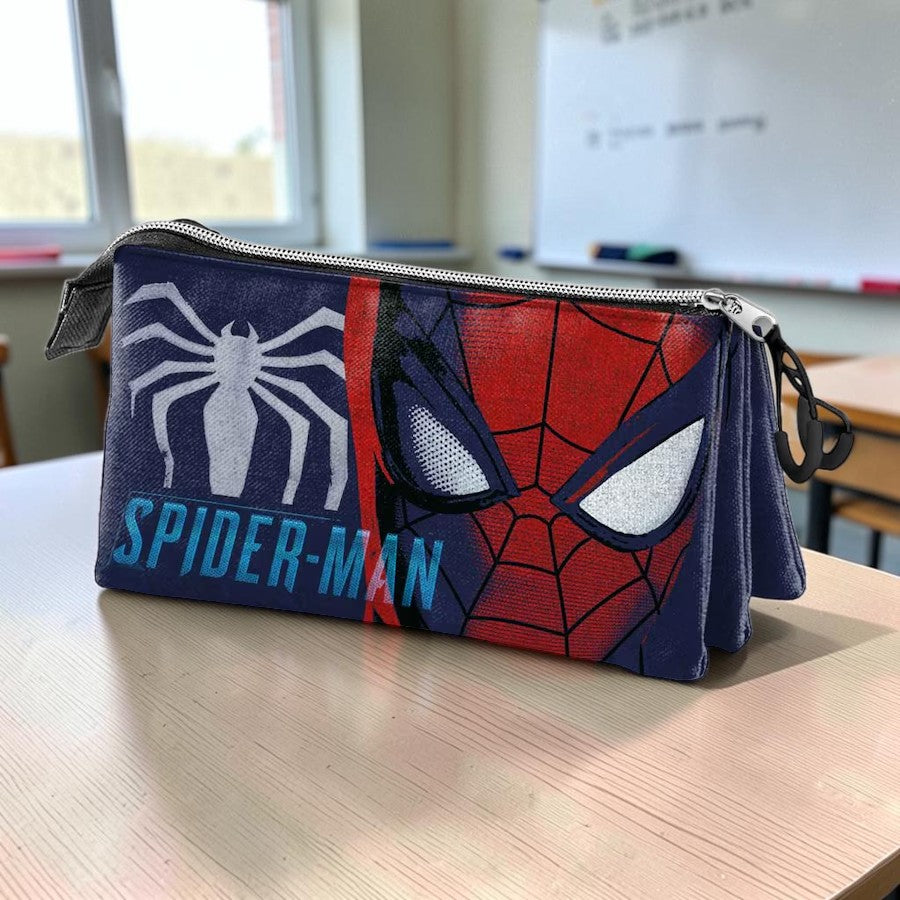 Portatodo Gaze Spiderman Marvel Triple – Estuche 3 Compartimentos