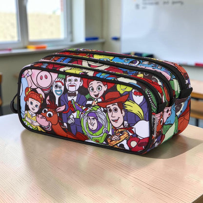 Portatodo Triple Toy Story Disney Pixar Team – Estuche 3 Compartimentos
