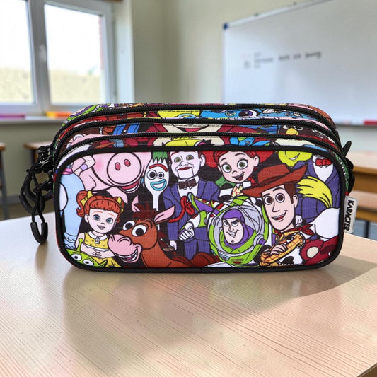Portatodo Triple Toy Story Disney Pixar Team – Estuche 3 Compartimentos